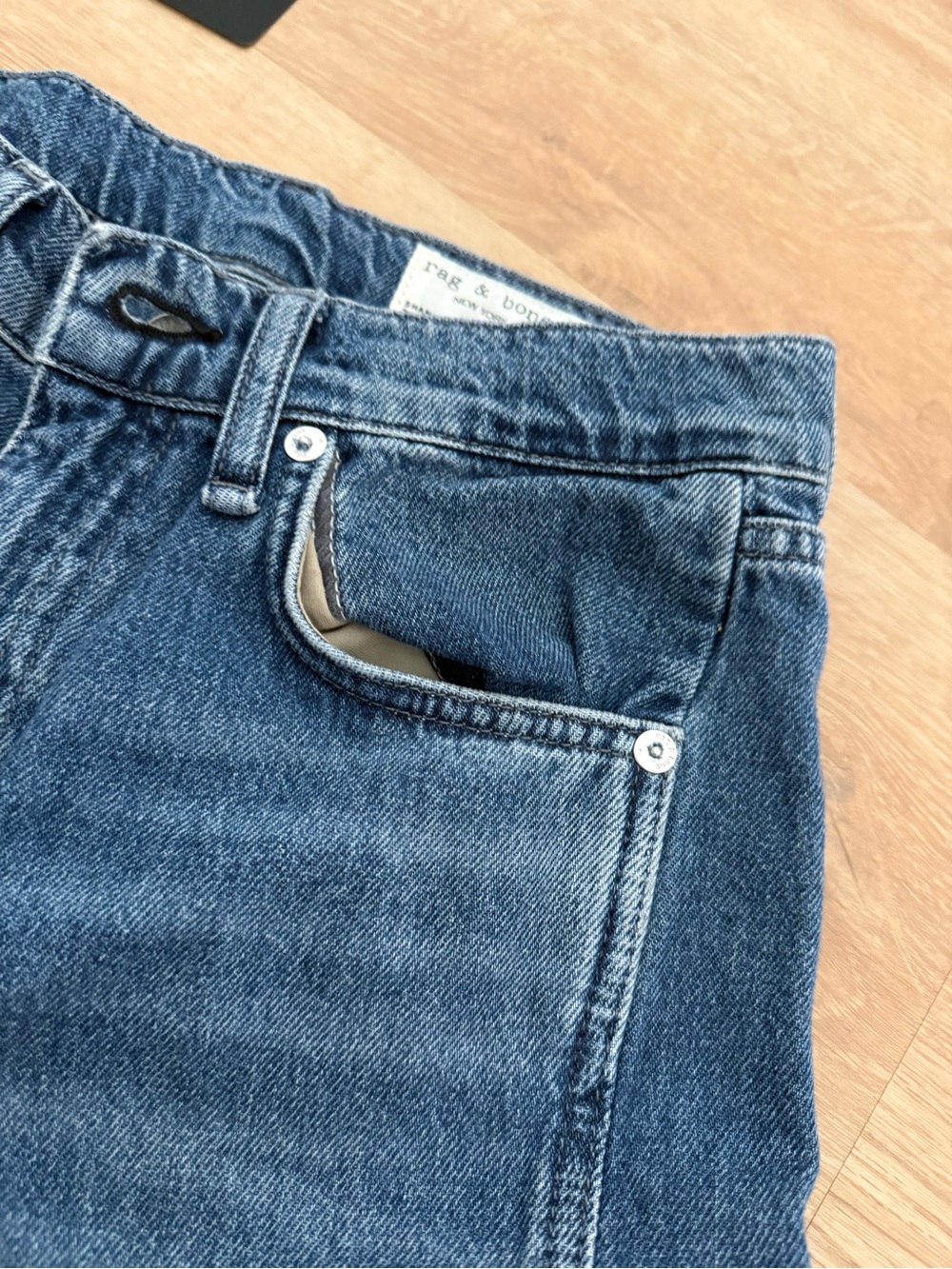rag & bone Shea High-Rise Relaxed Straight Jeans - Picture 7 of 12